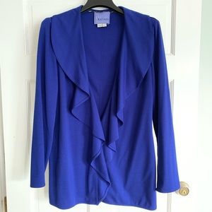 Royal Blue Women’s Ruffle Blazer